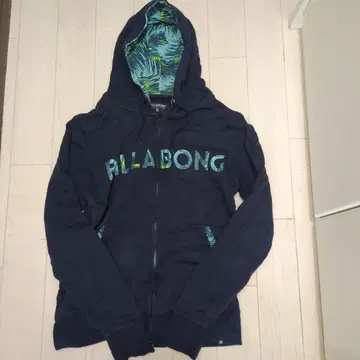 BILLABONG 후드 부착 후드티 M 네이비