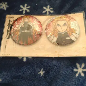 귀멸의 칼날 기둥전 키 비주얼 캔뱃지 세트 렌고쿠 쿄쥬로