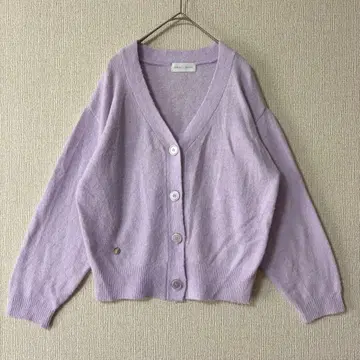 SNIDEL HOME / 라벤더 가디건 보들보들 F