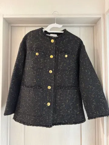 새상품급 정가 25000엔 PLST 트위드 자켓 S