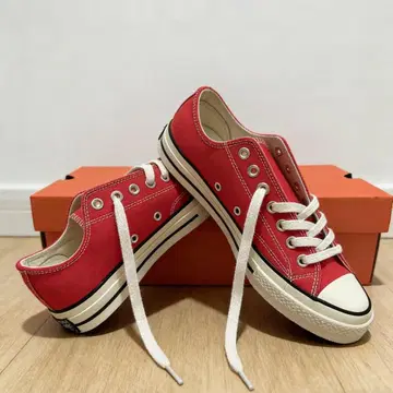 [ 미사용 새상품 ] 로우컷 한정판 CT70 빨간색 ox 27.5cm