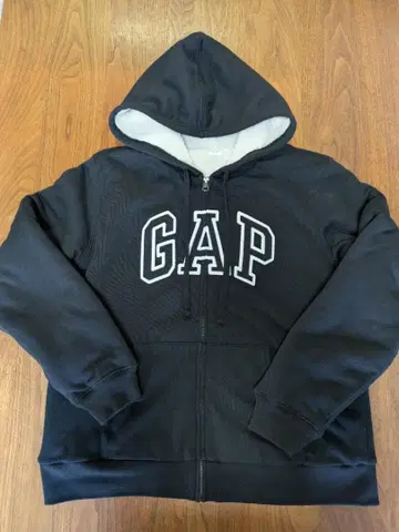 GAP 로고 보아 안감 후드티