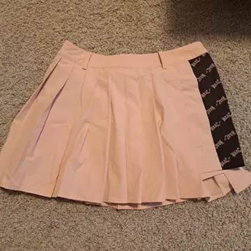 핑크 플리츠 스커트 여성용 골프