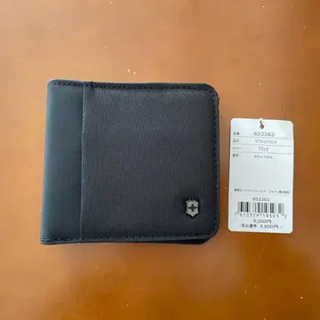 Victorinox 블랙 이단 접이식 지갑 빅토리녹스