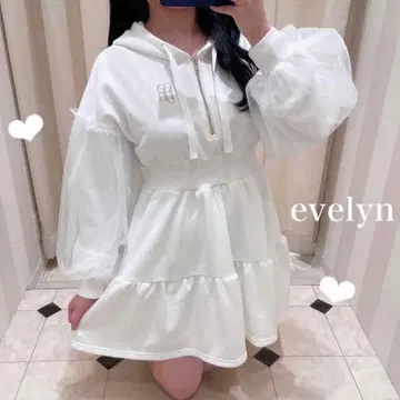 evelyn 튤 티어드 OP 원피스