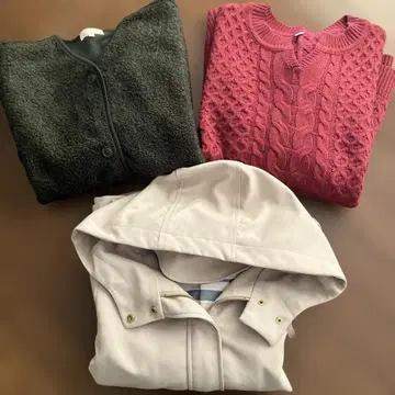 스웨터, 후드티 묶음 판매 3점
