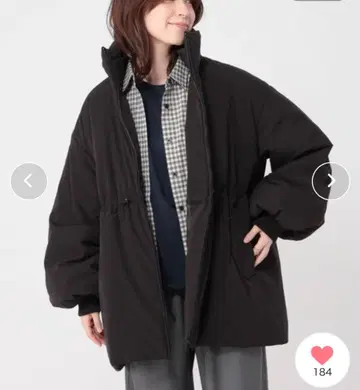 패딩 드로스트 코트 [쁘띠 사이즈 있음]