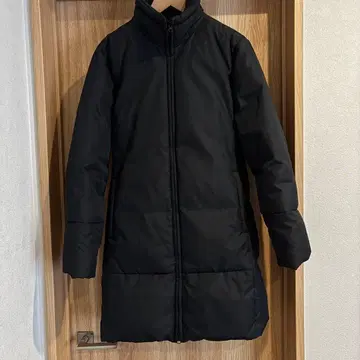 SISLEY 다운 자켓 다운 코트 블랙