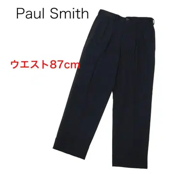 H4384 폴스미스 울 2턱 테이퍼드 팬츠 Y2K