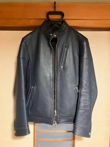 RattleTrap 네이비 가죽 자켓 M 사이즈