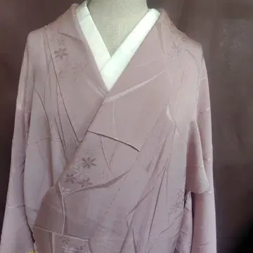 이로무지 기장 158 문장 기모노 새상품급