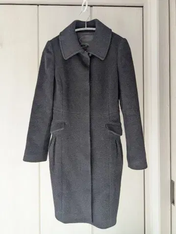 UNTITLED 그레이 롱 코트