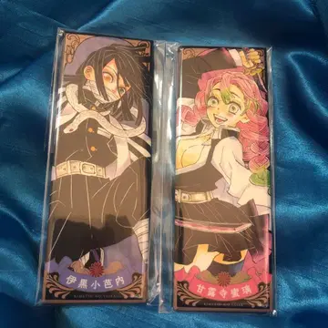 귀멸의 칼날 에후다 캔뱃지 이쿠로 칸로지 미츠리