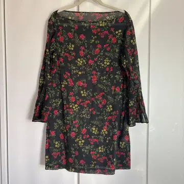 꽃무늬 7부 소매 원피스 사이즈 36