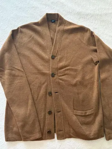 45R 카멜 울 가디건