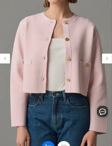 uncrave 울 나일론 자카드 니트 자켓