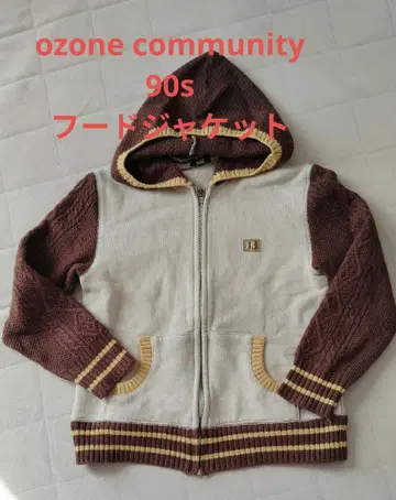 90s ozone community 오존 커뮤니티 후드 자켓
