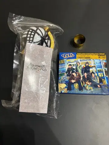 SixTONES 응원봉 앨범 은색 테이프