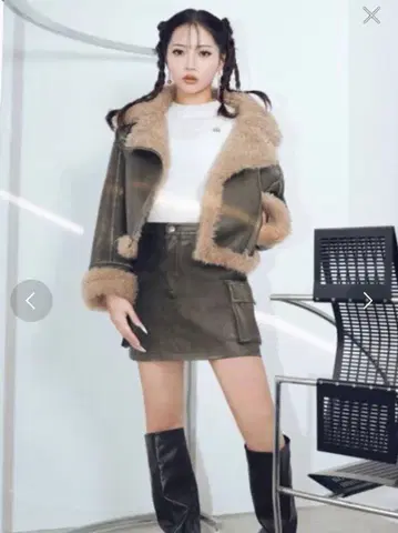 MURUA 무스탕 코트 F 사이즈