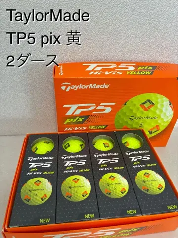TaylorMade TP5 pix 노랑 2더즌