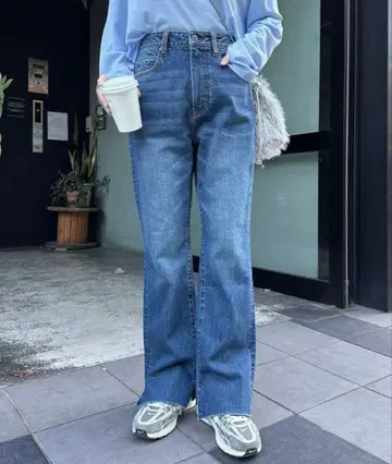 CIAOPANICTYPY KELLY 빈티지 데님 플레어 데님