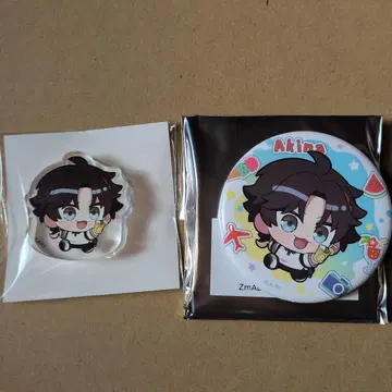 마네키네코 칠차원 학생회 사에구사 아키나 코로코로 아크릴 스탠드 캔뱃지