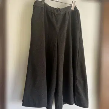 다크 그레이 가우초 팬츠