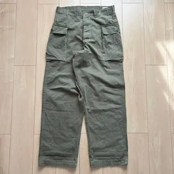 [ orslow ] M-43 카고 팬츠 헤링본 13 스타 버튼