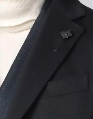 라르디니 코트용 신형 라펠 핑 부토니에르 새상품