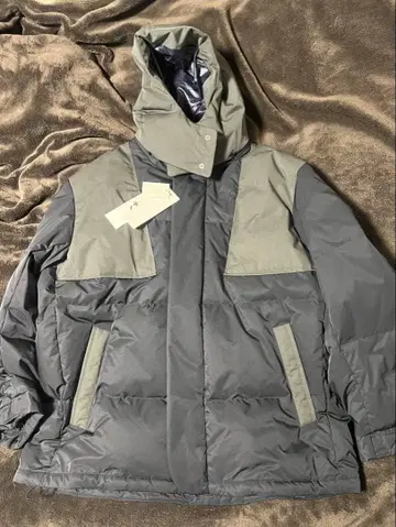 유니클로 +J 다운 오버사이즈 후드티 질 샌더 다운