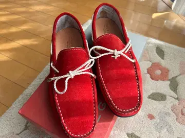 [ 특가 ] INGRADO 레드 스웨이드 슬립온