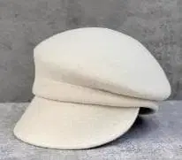 화이트 울 헌팅 캡