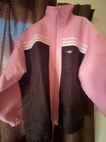 adidas original 오버 사이즈 자켓 핑크