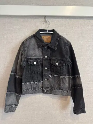 패치워크 디자인 데님 자켓 F 사이즈