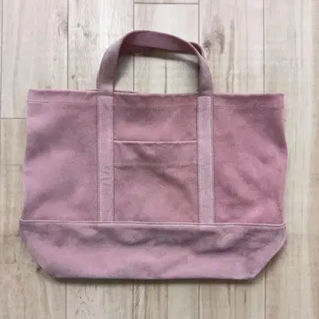 MANOMARCOMASI 스웨이드 토트백 더스티 핑크 새상품급 프레임워크