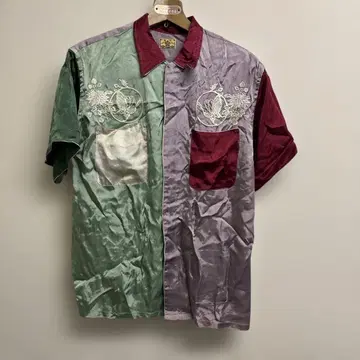 세이린 컴퍼니 할리우드 런치 마켓 스카 셔츠 나비 자수 사이즈 2