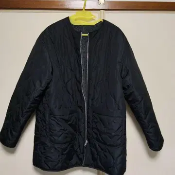 퀼팅 자켓 블랙