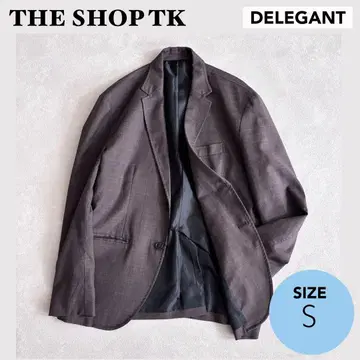 THE SHOP TK 테일러드 자켓 S 체크 DELEGANT