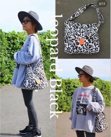 시마무라 nozomi 레오파드 숄더백 택 포함 미사용 새상품