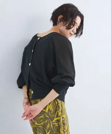 그린 레이블 릴랙싱 숨겨진 가디건 2WAY 워셔블