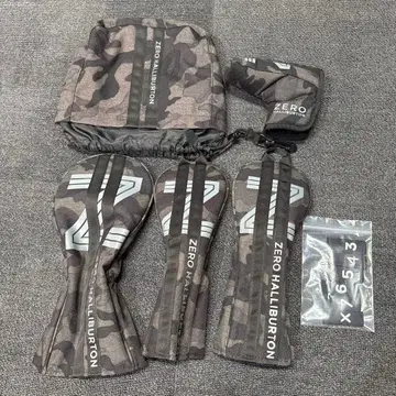 ZERO HALLIBURTON 골프헤드커버 세트 카모플라쥬