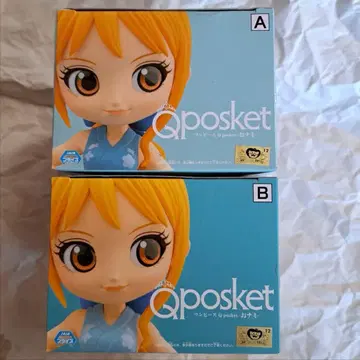 원피스 Qposket 나미 A/B 세트 피규어