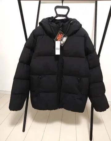 [ 새상품 ] GU 히트 패디드 블루종 L 블랙