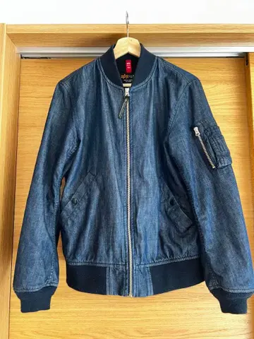 ALPHA INDUSTRIES 데님 MA-1 자켓 M