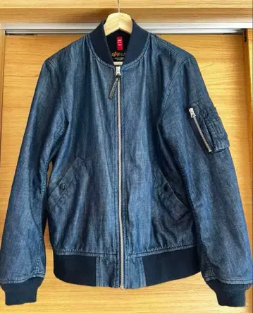 ALPHA INDUSTRIES 데님 MA-1 자켓 M