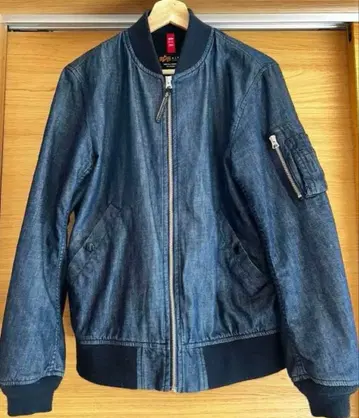 ALPHA INDUSTRIES 데님 MA-1 자켓 M
