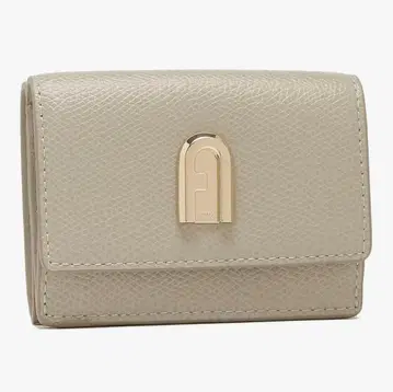 FURLA 그레이 베이지 3단 폴더형 지갑