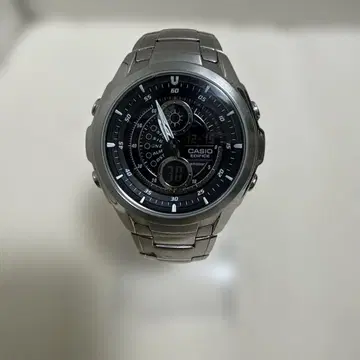 CASIO EDIFICE EFA-116D-1A1JF 블랙 스테인리스