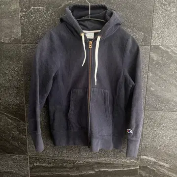 Champion 후드티 CSLS5141 리버스 위브 지퍼 후디드 M