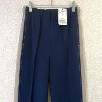 택 포함 매트 저지 트랙 팬츠 네이비 베이스 36